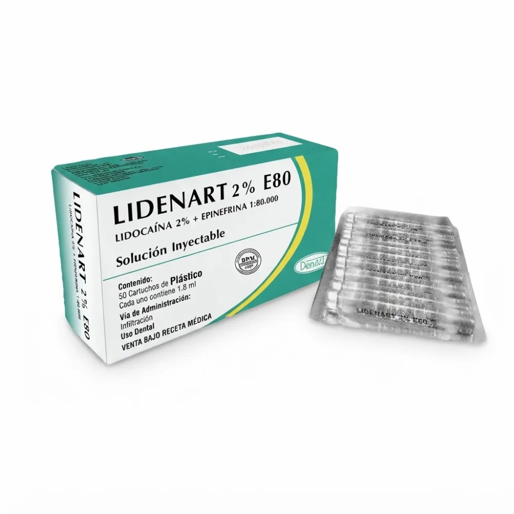 ANESTESIA 2% LIDOCAINA C/EPINEFRINA - LIDENART