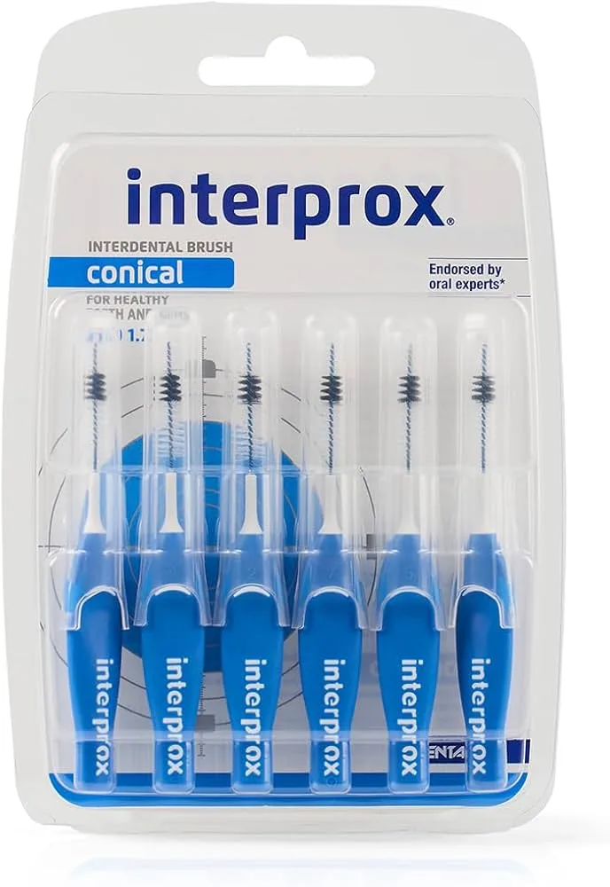 Interprox 4g - 1.7 Conical Azul X6