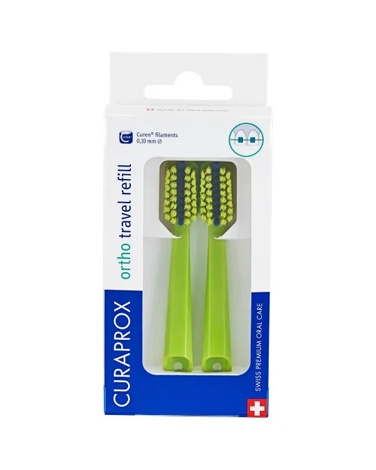 Ortho Travel Refill X2 Verde 5460- Curaprox