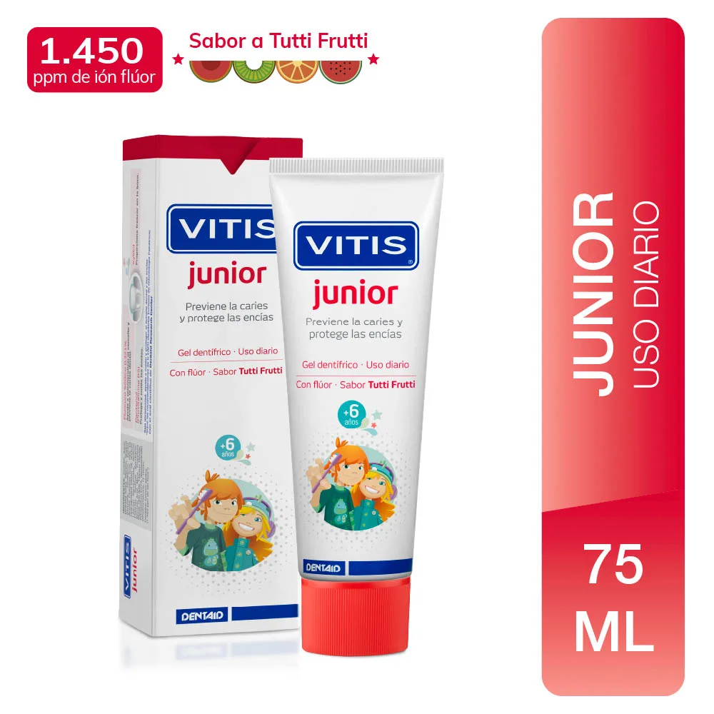 Pasta Vitis Junior Gel 75ml