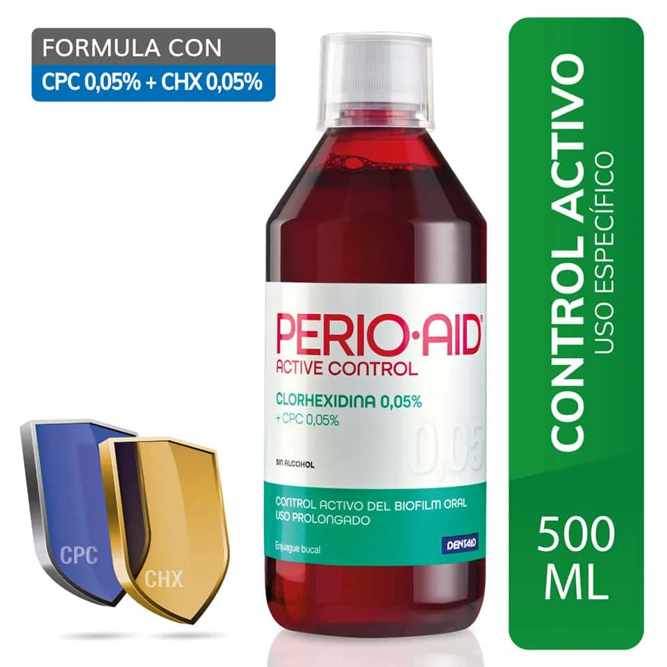 Colutorio Vitis Perio Aid Active Control 0.05% 500ml