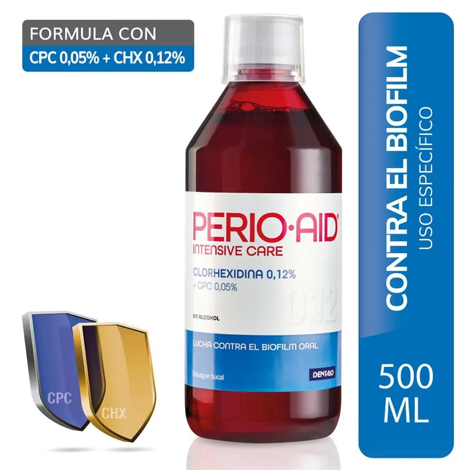 Colutorio Vitis Perio Aid Intensive Care 0.12% 500ml