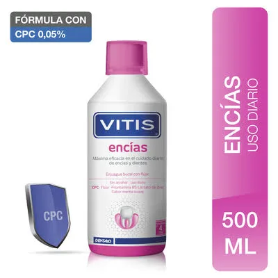 Colutorio Vitis C/fluor Encias 500ml