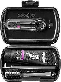 Travel Set Black Is White - Curaprox