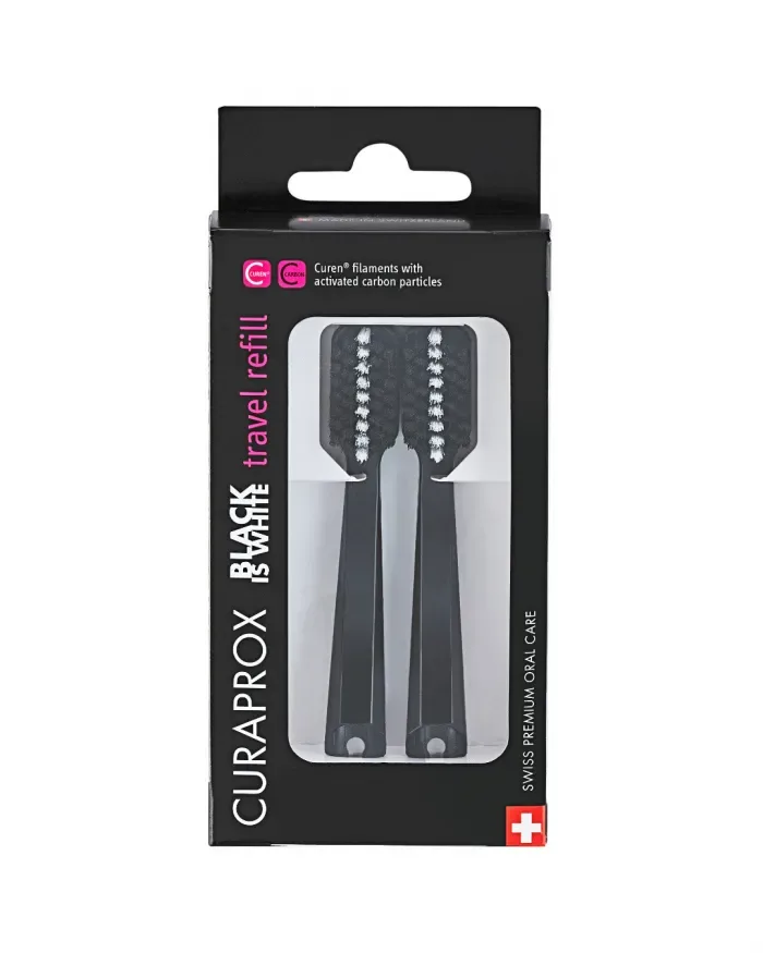 Travel Refill X2 Black Is White - Curaprox