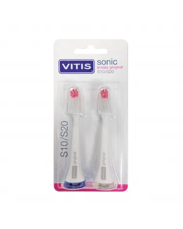 Repuesto X2 Cepillo Electrico Vitis Sonic Encias S10/s20